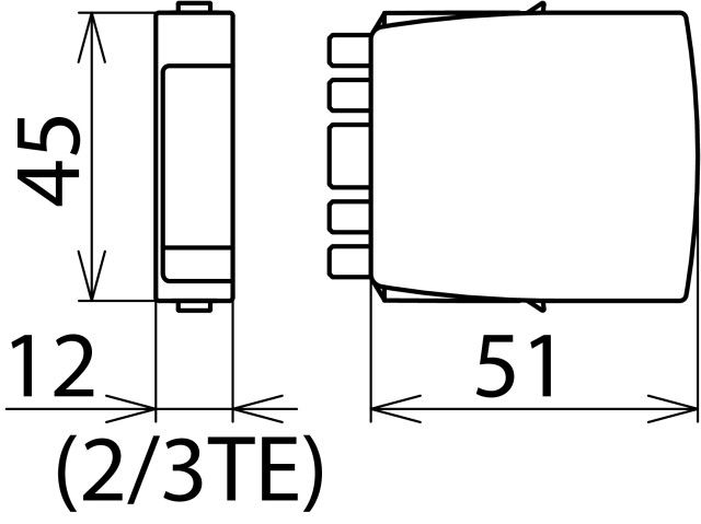 Kombi-Ableiter-Modul BXT ML4 BE HF 5