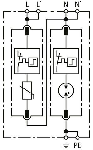 Überspannungsableiter DG MP TT 2P 275