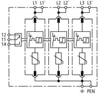 Überspannungsableiter DG MP WE 600 FM