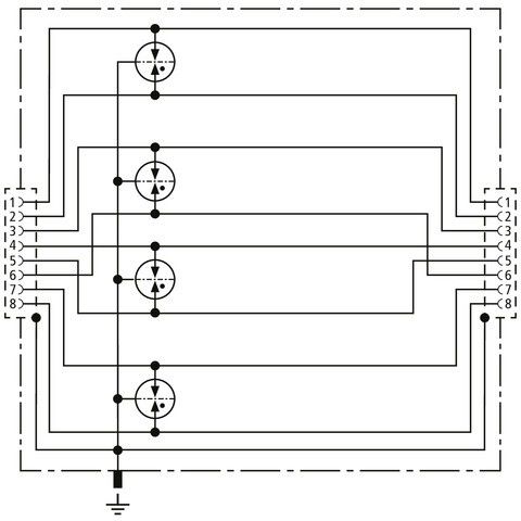 Blitzstromableiter DPA C8 D 4PPOE