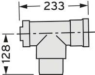 Reinigungs-T-Stück 303264