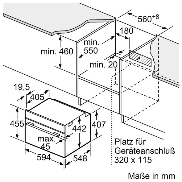 Kompaktbackofen CB634GBS3