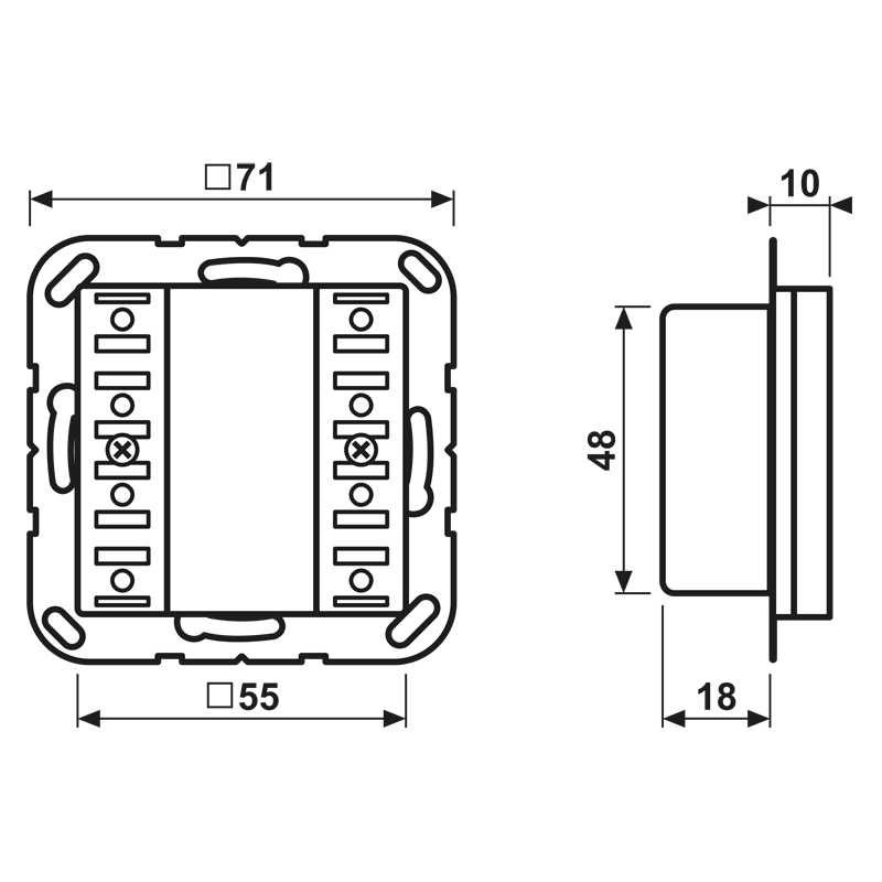 KNX Komp.-Raumcontr.-Modul A 5294 D1 ST