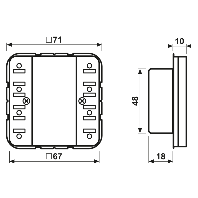 KNX Komp.-Raumcontr.-Modul CD 5294 D1 ST