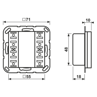 KNX Komp.-Raumcontr.-Modul A 5294 D1 ST