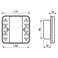 KNX Komp.-Raumcontr.-Modul CD 5294 D1 ST