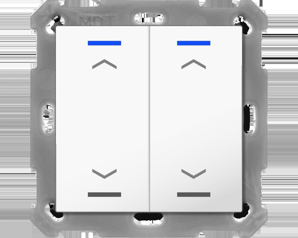 KNX Taster Light 55 2-fach BE-TAL55T2.A1