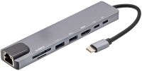 USB-C Multiport-Adapter MPA8 sw/si