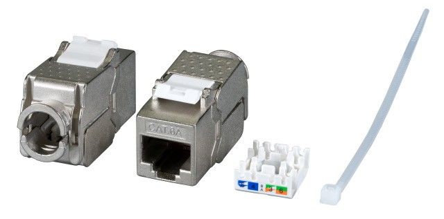 RJ45 Buchse Cat6A Keystone E-200100