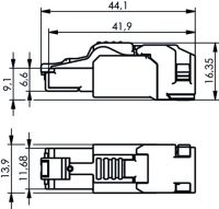 Steckverbinder RJ45 100039917