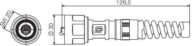 Steckverbinder RJ45 IEPSV01PRJ45FHBP