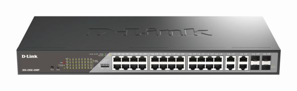 28-Port Gigabit Switch DSS-200G-28MP/E