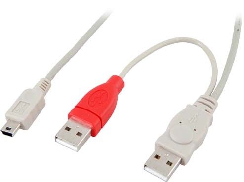 USB2.0 Y-Kabel 1,0m K5303.1