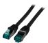 Patchkabel Cat.6A S/FTP EC6000A 0.15m sw