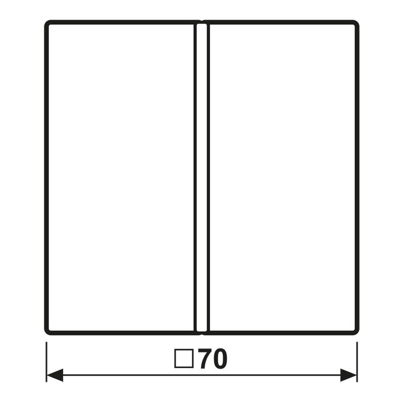 Tastensatz 1fach LC 401 TSA 256