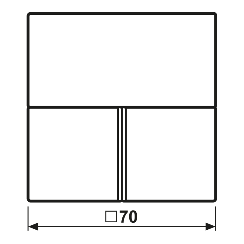 Tastensatz 3fach LC 4093 TSA 223