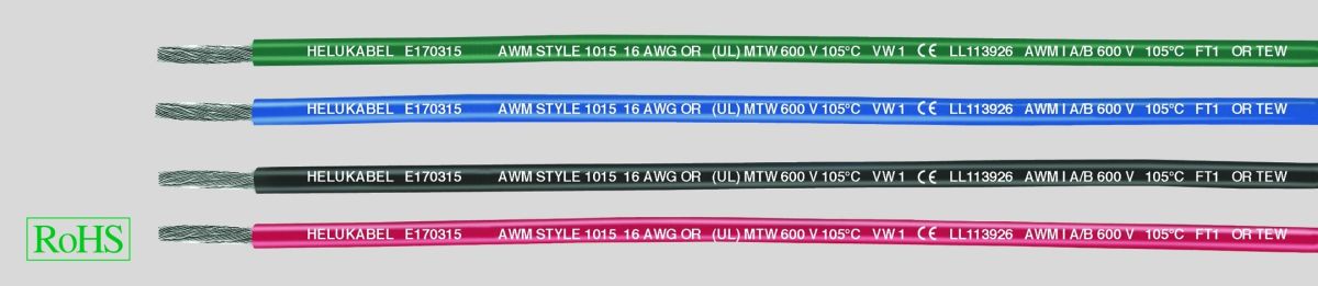 HEL UL-Style 1015 AWG 2 g UL-Style1015AWG 2 gg Schnittlänge