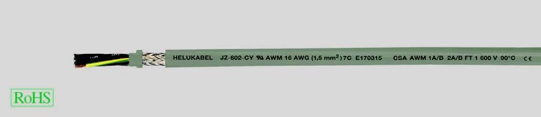 HEL OZ-602-CY 2xAWG 14 2