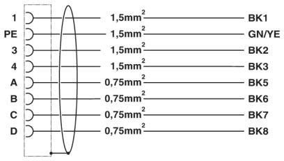 Kabelstecker K-7E - OE/01#1620426