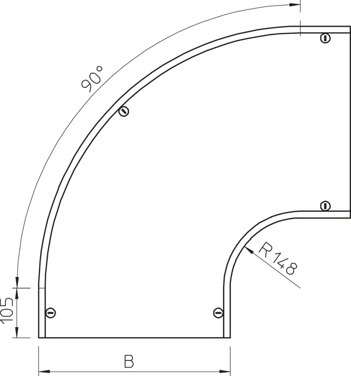 Abdeckung DFB 90 400 FS