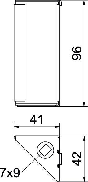 Deckelstütze DSTK 100 FS