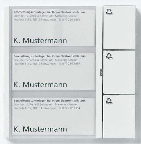 Tasten-Modul TM 611-03 W