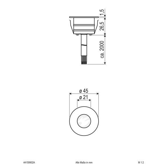 LED-Bodeneinbauleuchte 44159902A