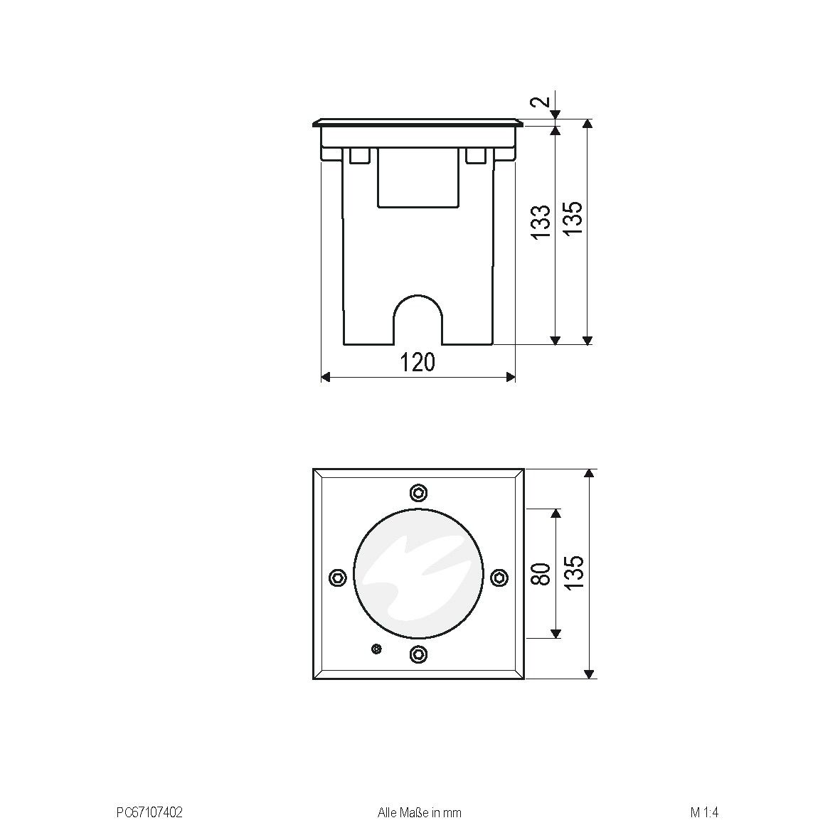 LED-Bodenleuchte IP67 PC67107402