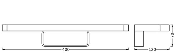 LED-Spiegelleuchte LED B #4099854096075