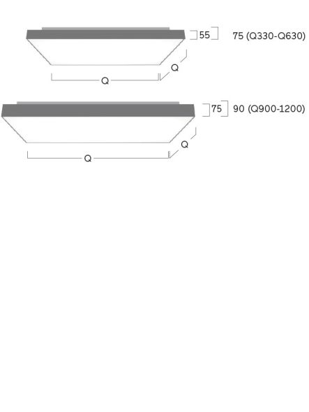 LED-Anbauleuchte CX2AEE-840M-Q330