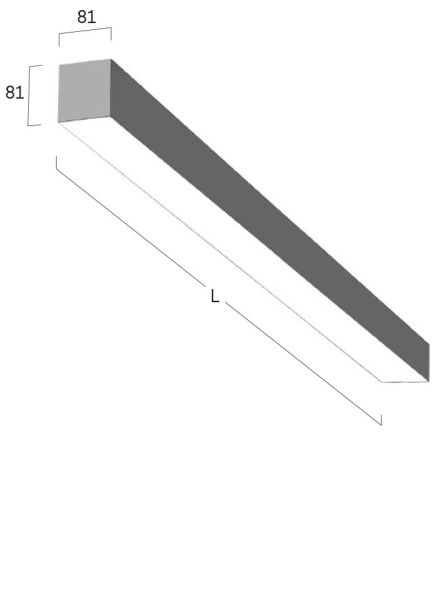 LED-Anbauleuchte LA5AEE-840E-L890