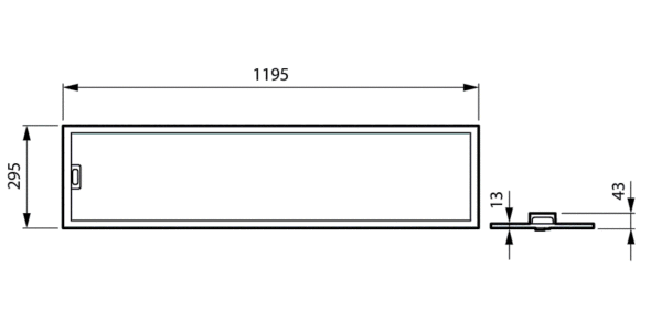 LED-Einbauleuchte RC330V 36S #01492300