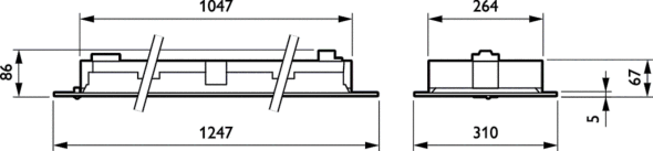 LED-Einbauleuchte RC463B LED #96611900