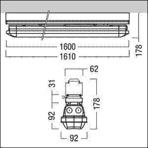 LED-Feuchtraumleuchte AMP L 4600 #42948301