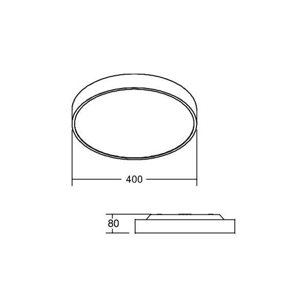 LED-Deckenanbauleuchte 12314173