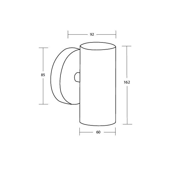 LED-Wandstrahler 65353100