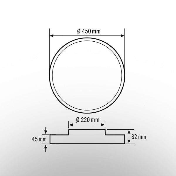 LED-Anbauleuchte SVENJA CL#EO10850585