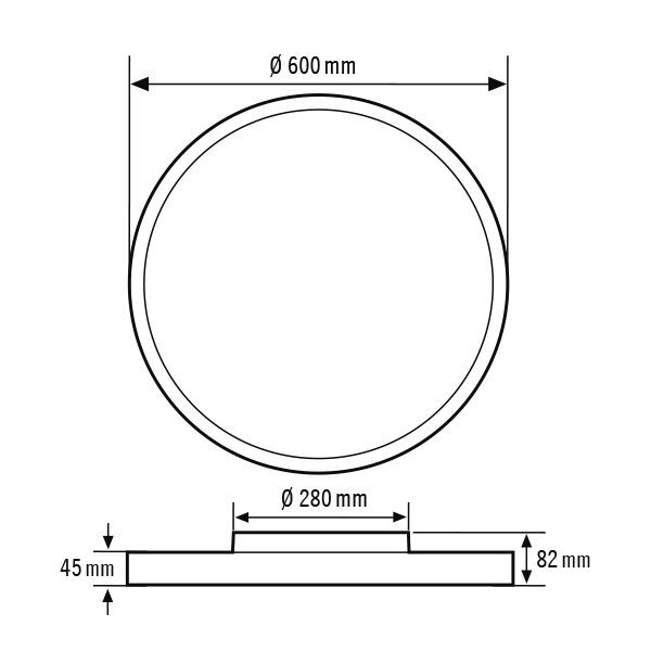 LED-Anbauleuchte SVENJA CL#EO10850639