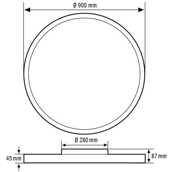 LED-Anbauleuchte SVENJA CL#EO10850677