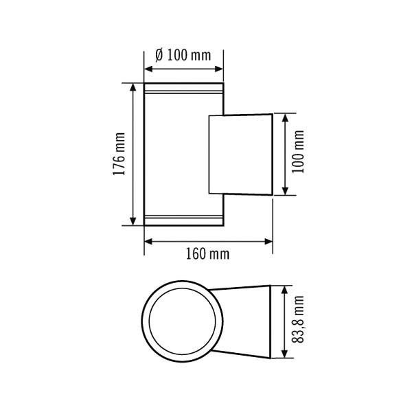 LED-Wandleuchte ALVAUDLTR131100840AN