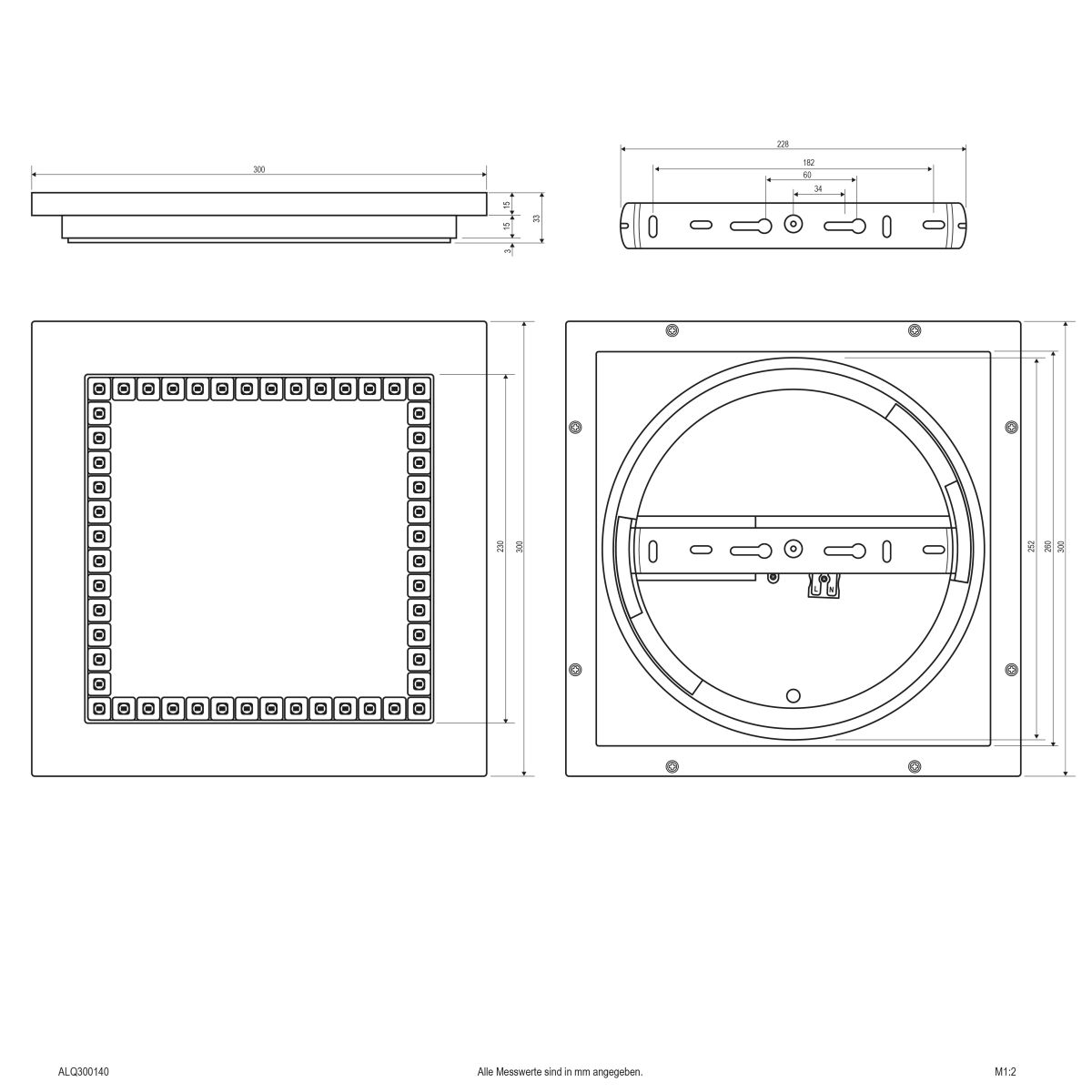 LED-Anbauleuchte ALQ300140