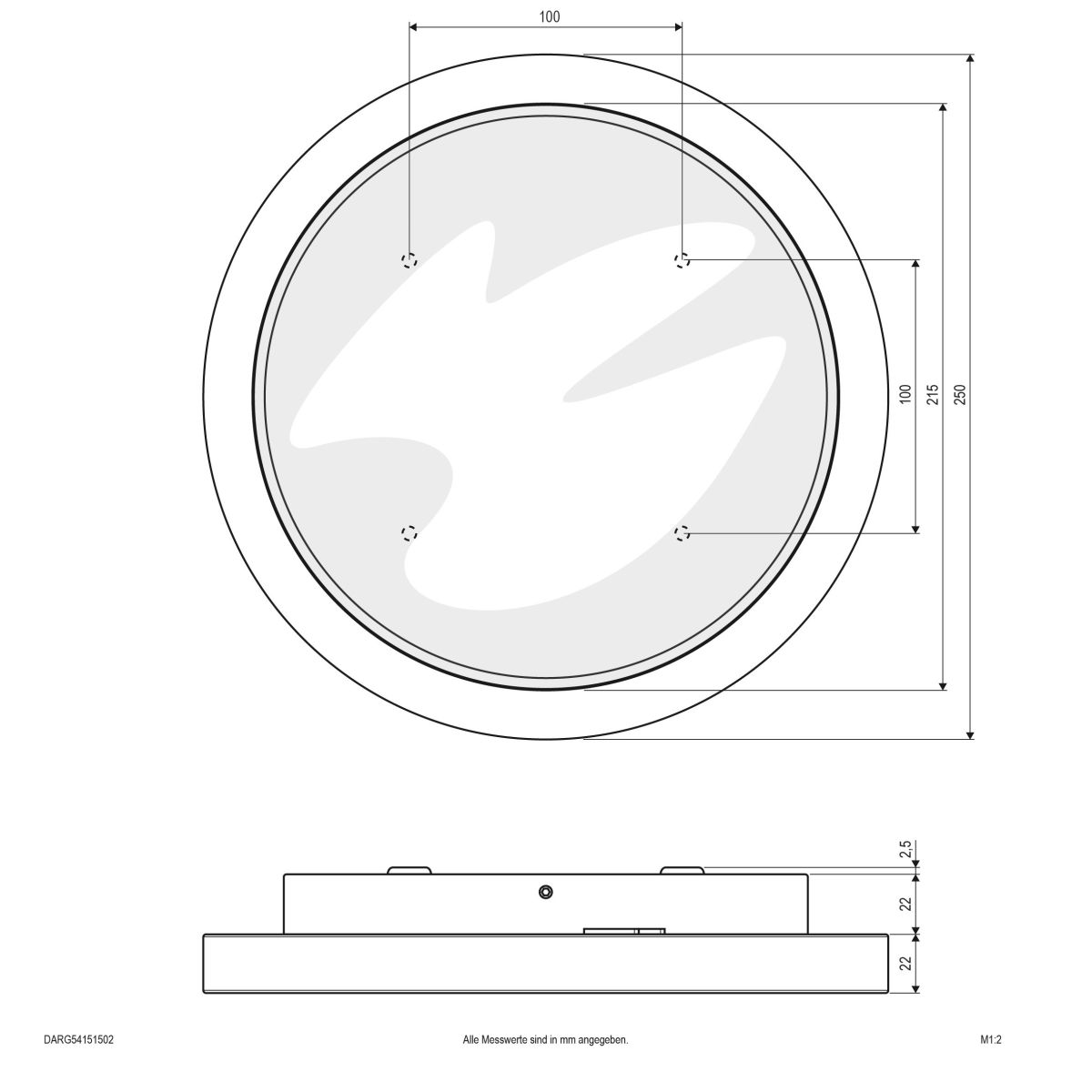 LED-Anbauleuchte DARG54151502