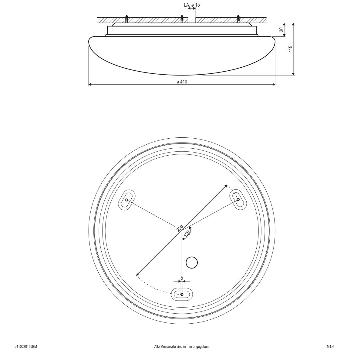 LED-Anbauleuchte L410320125BM