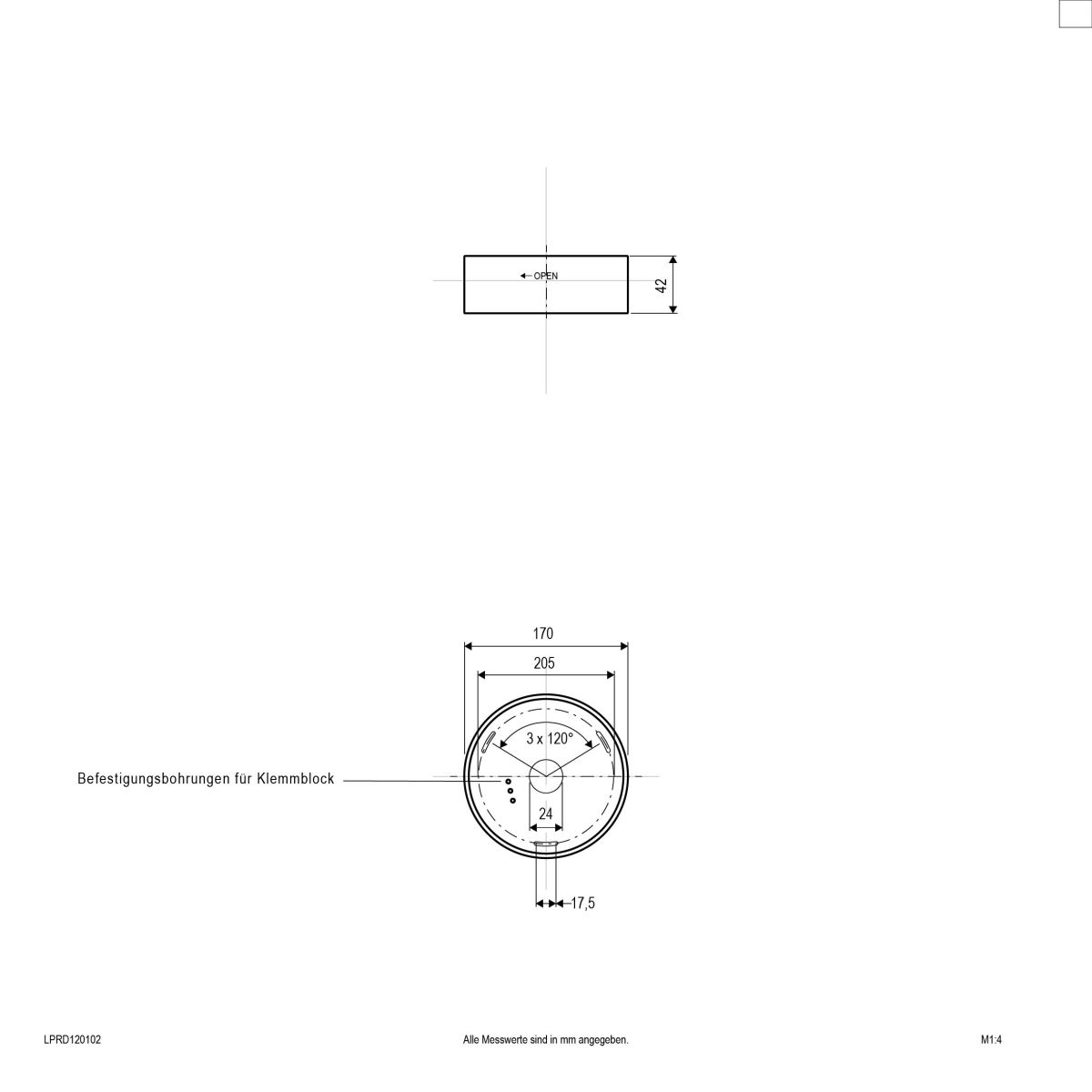 LED-Anbaupanel LPRD120102