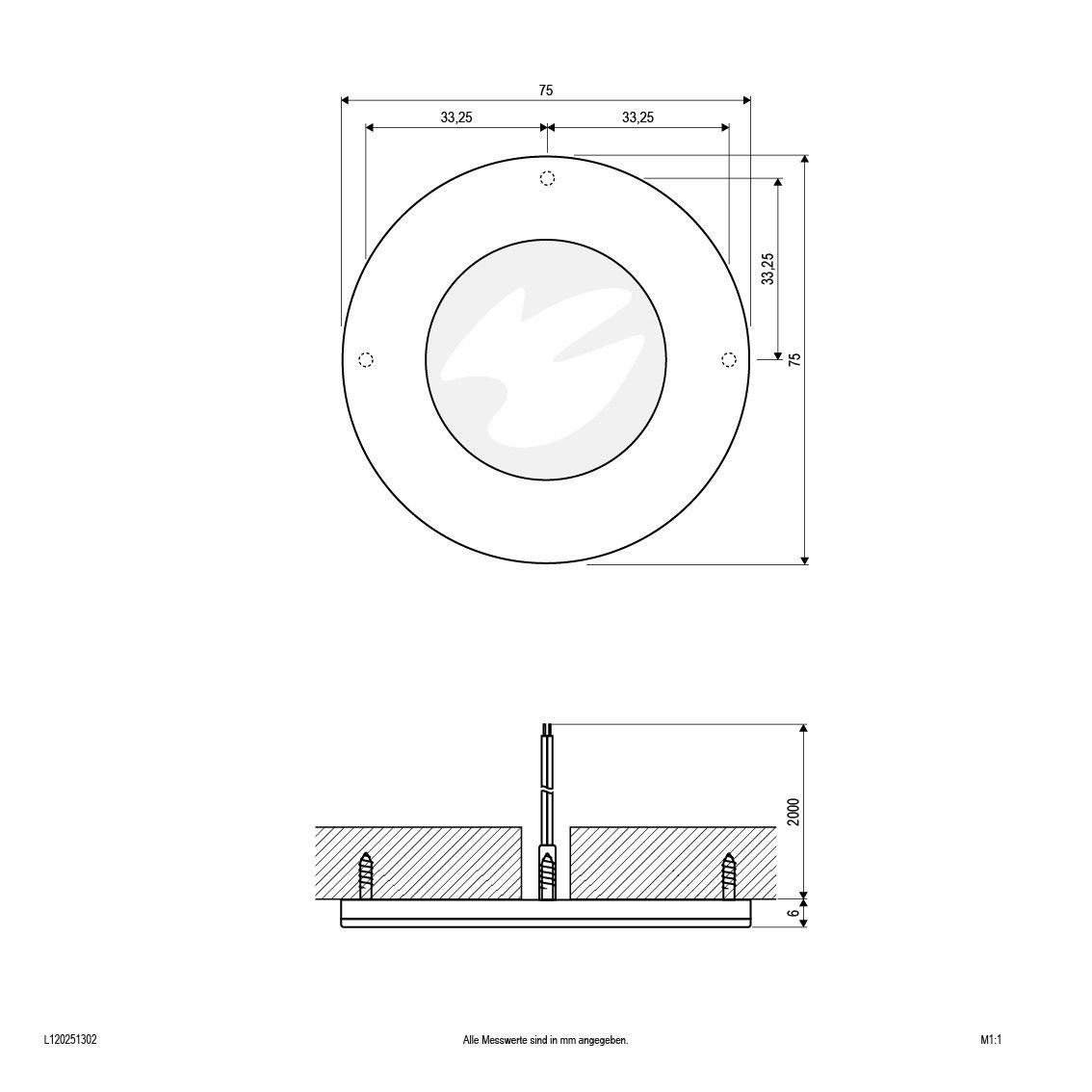 LED-Ein-/Anbauleuchte L120251302