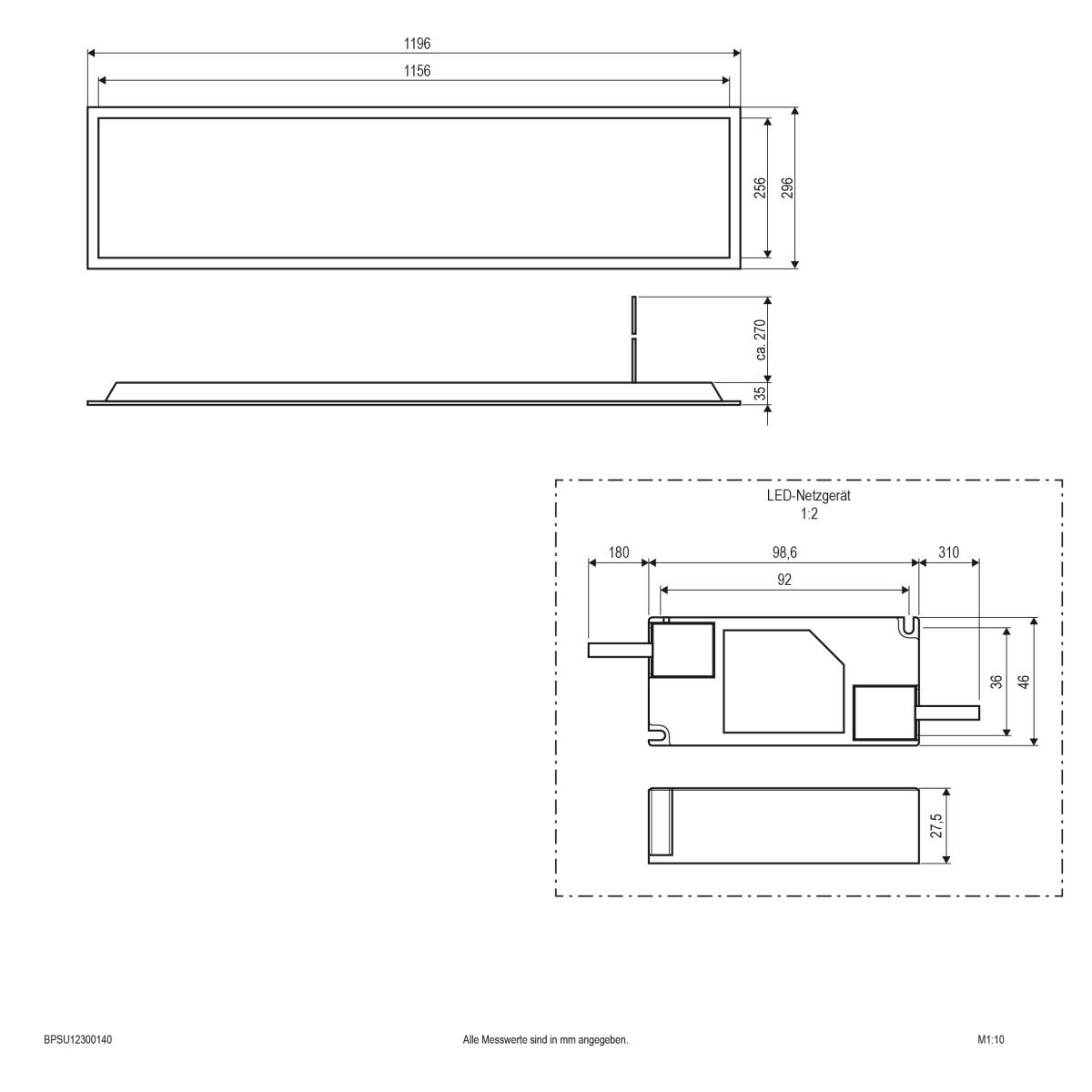 LED Panel BPSU12300140