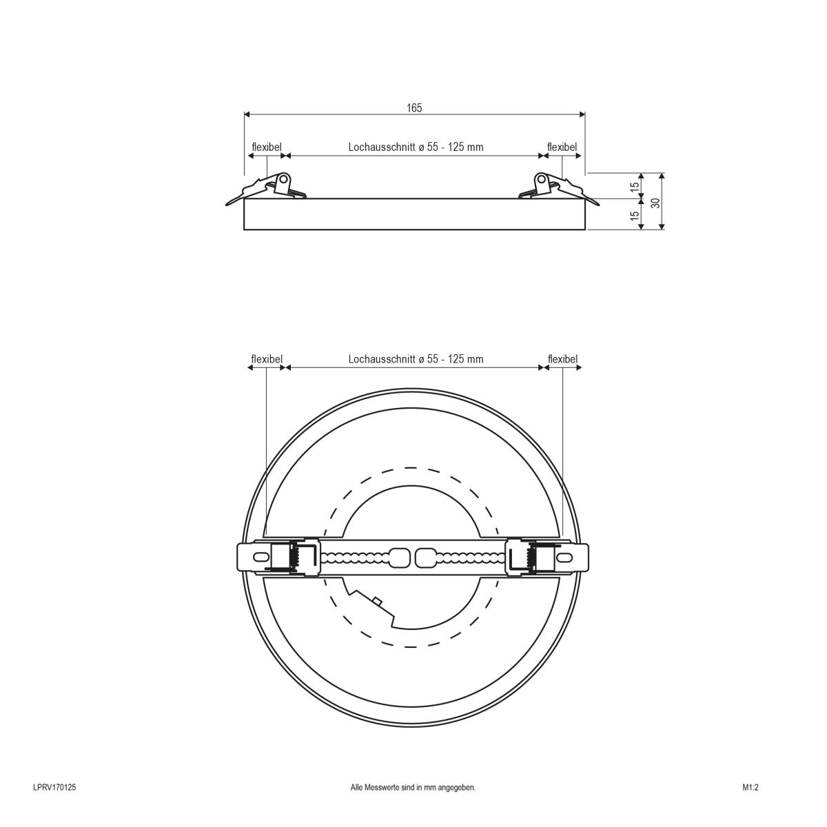 LED-Panel LPRV170125