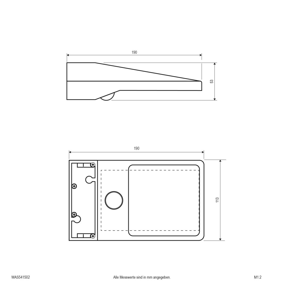 Solar-LED-Wandleuchte WAS541502