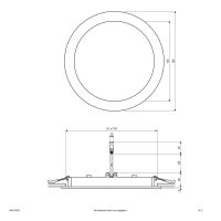 LED-Einbaupanel LR44183502 ws