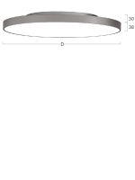 LED-Anbauleuchte BX5ASE-840M-D300